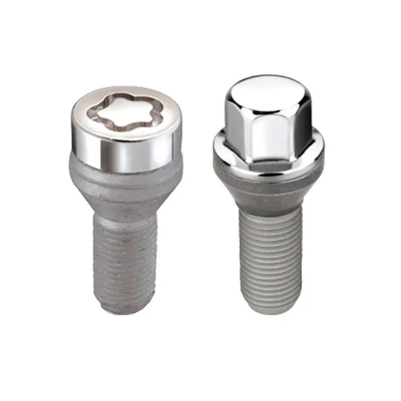 Mcgard Chrome Hex Wheel Lock Kit: 5-Lug Cone Seat, M12X1.5, 17Mm Hex, 25.5Mm Shank 2