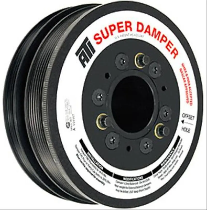 Ati Aluminum Underdrive Harmonic Damper For Ls1/Ls2 Engines – 5.67”, 25% Ud, 6/4 Groove 1