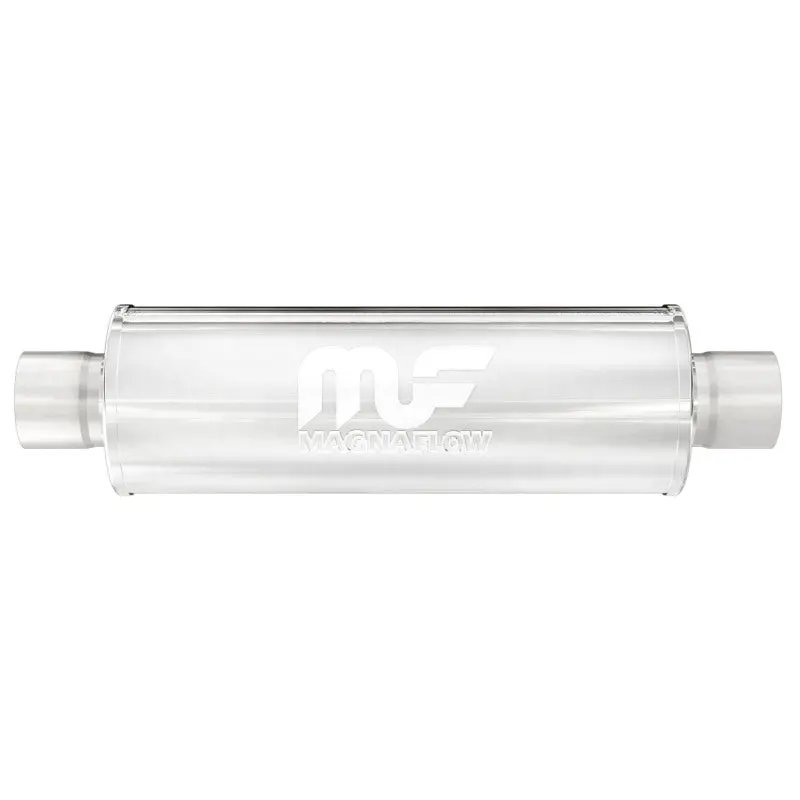 Magnaflow Stainless Steel Performance Muffler – 4X4 Exhaust System, 2.5-Inch Inlet/Outlet 1