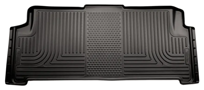 Husky Liners Weatherbeater 2Nd-Row Floor Liner – Black, Fits 2008–2012 Chrysler Town & Country / Dodge Grand Caravan 1