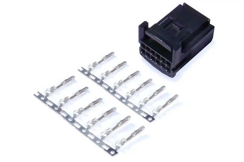Haltech 12-Pin Tyco Connector Kit For Dra Digital Reluctor Adapters – Includes Plug & Pins 1