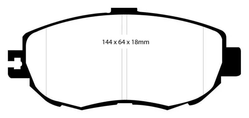 Ebc Ultimax2 Front Brake Pads For 1993–1994 Lexus Ls400 (4.0L) 2