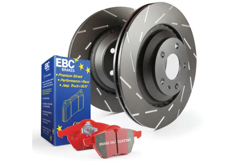 Ebc S4 High-Performance Brake Kit: Redstuff Pads And Usr Drilled & Slotted Rotors 1