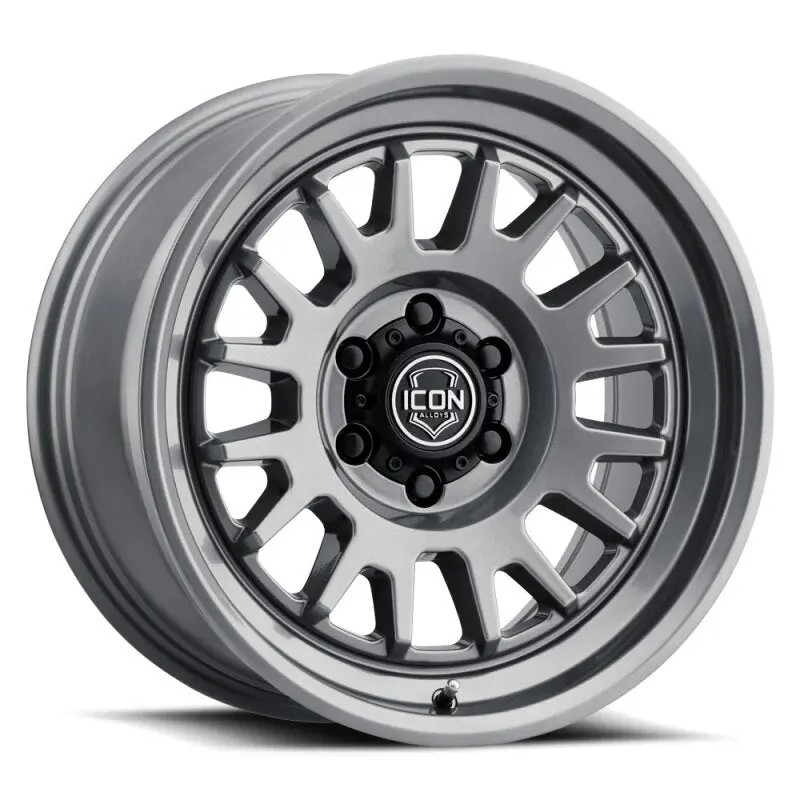 Icon Anza Forged Aluminum Wheel – 17X8.5", 6X5.5" Bolt Pattern, 25Mm Offset, 5.75" Backspace, Gunmetal Finish 1
