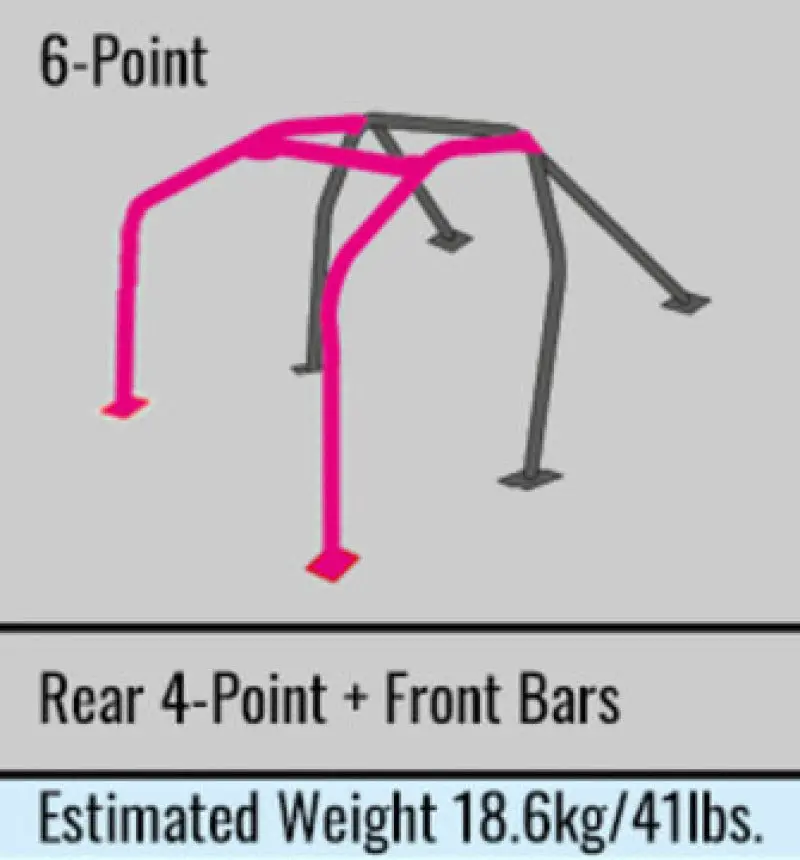 Cusco D1 Chromoly 6-Point Roll Cage For Honda Civic Eg/Ek (Non-Sunroof, No Cancel Option) 1