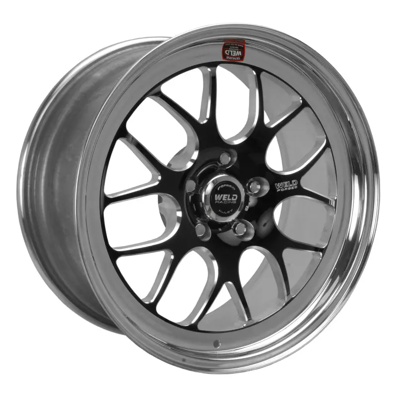 Weld S77 Black 18X12 Inch Wheel – 5X4.5 Bolt Pattern, 1.6-Inch Backspace, High-Pad Finish 1