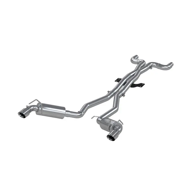 Mbrp Dual Exhaust Cat-Back System For 2010 Chevrolet Camaro V8 6.2L – Round Tip Design (Converter Required: Mbrp Ad1710) 1
