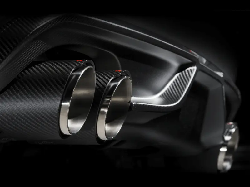 Akrapovič Carbon Fiber Rear Tailpipe For Bmw X5 M (F85, 2015–Present) – Single-Side Configuration 1