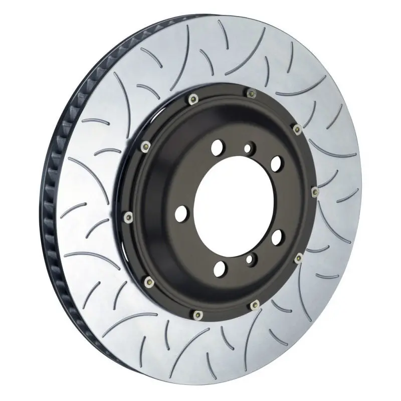 Brembo Front Two-Piece Slotted Rotors For 2014–2019 Porsche 991 Turbo (Excluding Pccb Systems) – 380X34Mm Type 3 Design 1