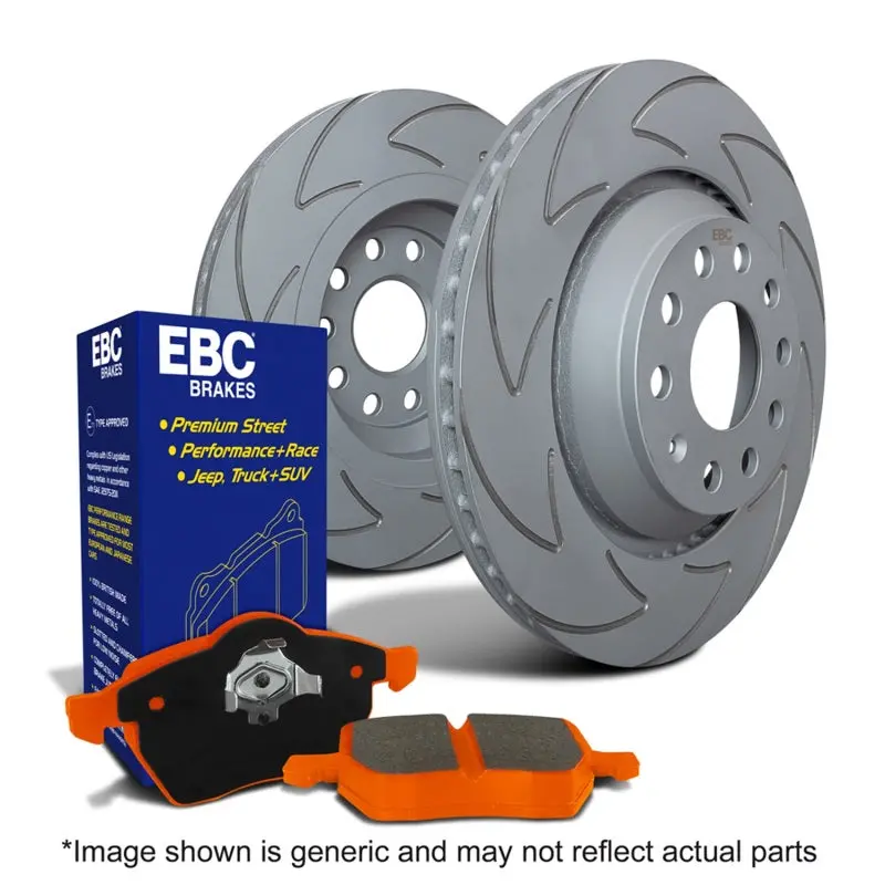 Ebc S7 Brake Kit – Orangestuff Pads Paired With Bsd Slotted Rotors For Enhanced Stopping Power 1