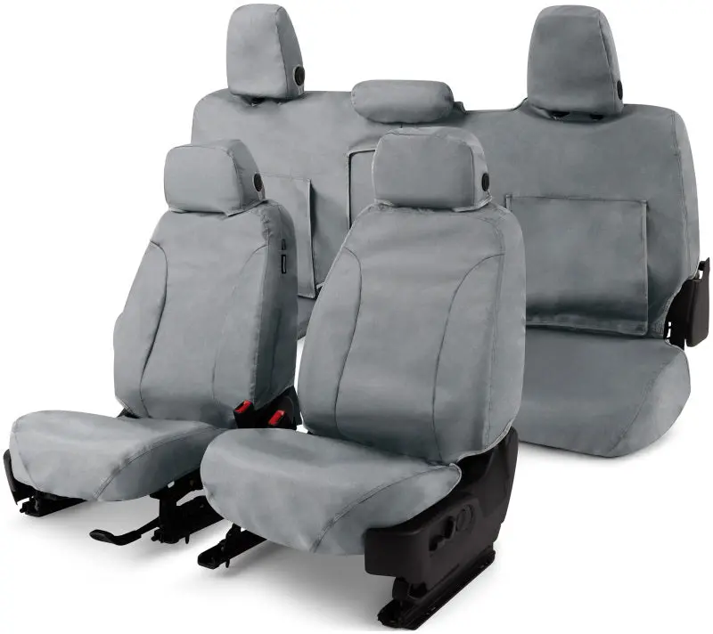 Covercraft Waterproof Polyester Third-Row Seat Covers For 2018–2023 Honda Odyssey – Custom Fit, Grey 1