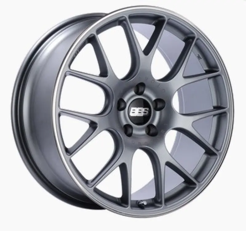 Bbs Ch-R Satin Titanium & Polished Rim Protector Wheel – 20X10", 5X112, Et18, 66.5Mm Centerbore 1