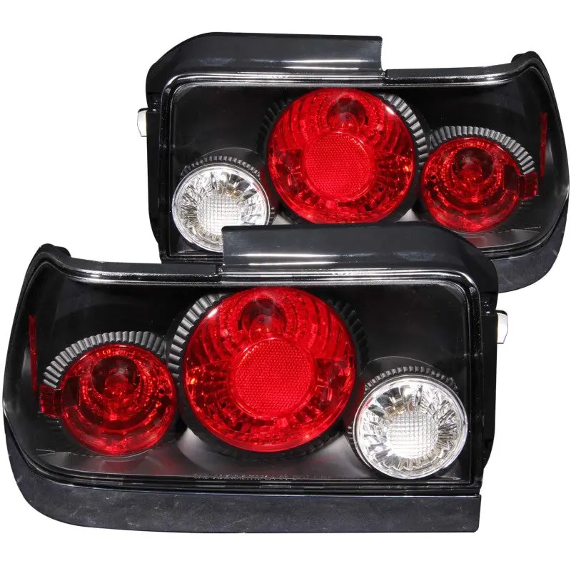 Anzo Black Led Taillights For 1993–1997 Toyota Corolla – Direct-Fit Oem Replacement 1