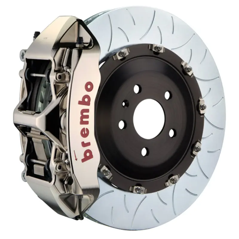 Brembo Gtr 6-Piston Front Big Brake Kit For 2015–2023 Mustang Gt – 405X34Mm Two-Piece Slotted Rotors 1