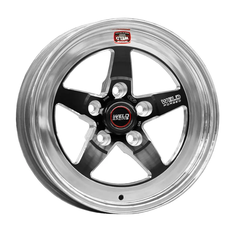 Weld Racing S71 Black Alloy Wheel – 15X9.33", 5X4.5", 3.5" Backspace, Low-Pad Finish (Non-Beadlock) 1