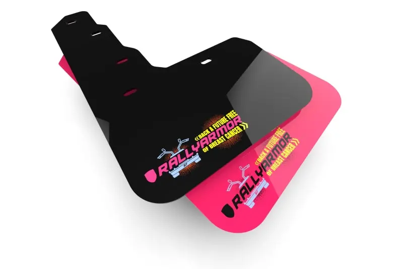 Rally Armor Pink Mud Flaps With Bce Logo For 2017–2021 Honda Civic Type R 1