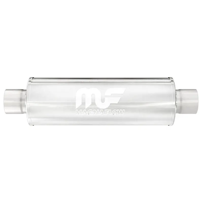 Magnaflow Stainless Steel Performance Muffler – 4X4 Exhaust System, 2.5-Inch Inlet/Outlet 2