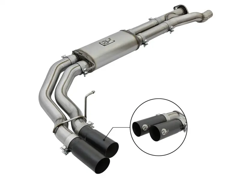 Afe Power Rebel Series 3In 409 Ss Cat Back Exhaust W/ Black Tips 17 Ford F-150 Raptor V6-3.5L 1