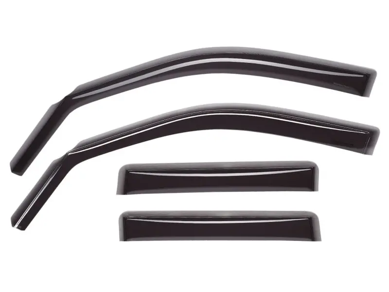 Weathertech Side Window Deflectors – Front & Rear For 2016+ Hyundai Tucson (Excl. Hydrogen Models), Dark Smoke 1