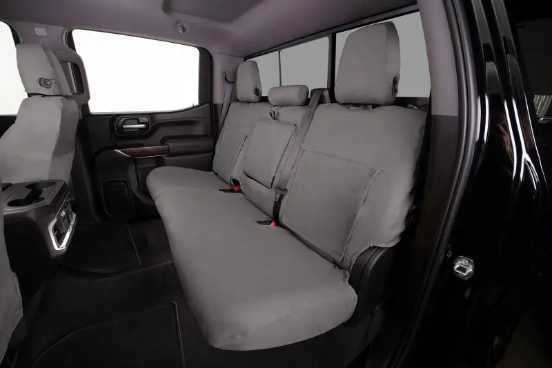 Covercraft Seatsaver Front Row Seat Covers – Polycotton Blend, Custom Fit For 1996–2000 Toyota 4Runner, Misty Grey 1