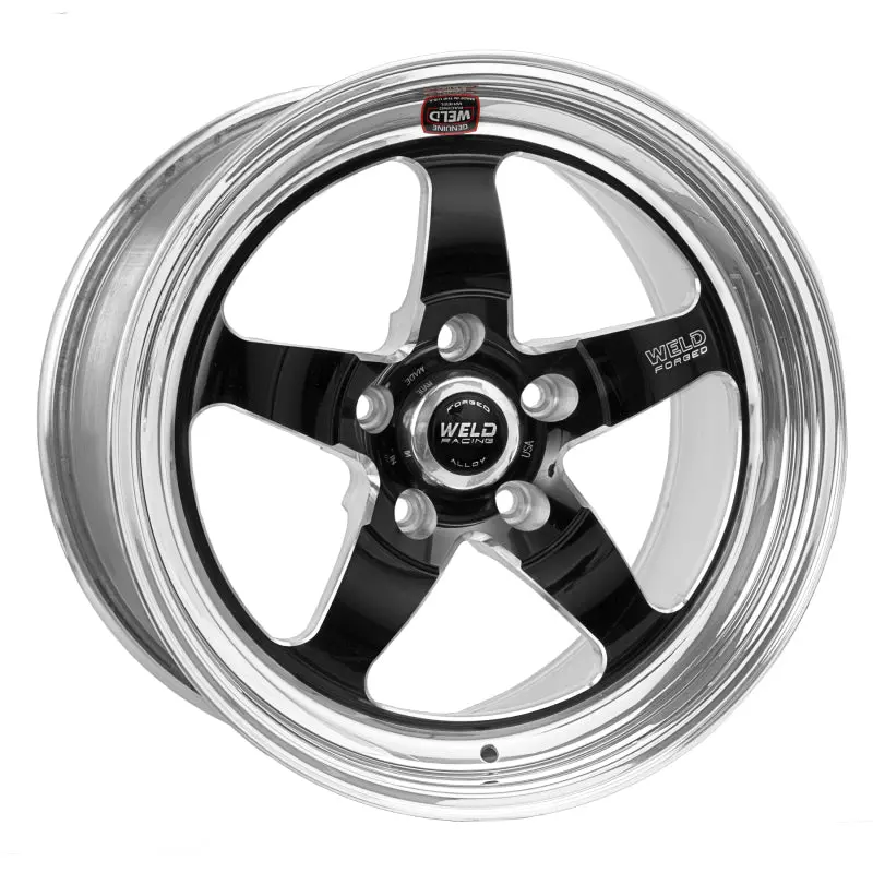 Weld Racing S71 Forged Aluminum Wheel – 17X10.5In, 5X4.75 Bolt Pattern, 6.3In Backspace, Medium Pad, Non-Beadlock, Matte Black 1