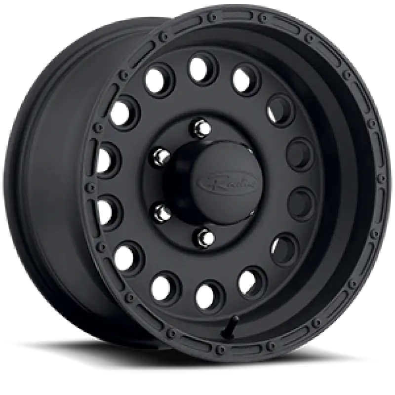 Raceline 887B Rock Crusher 15X10In / 5X114.3 Bp / -47Mm Offset / 83.82Mm Bore - Satin Black Wheel 1