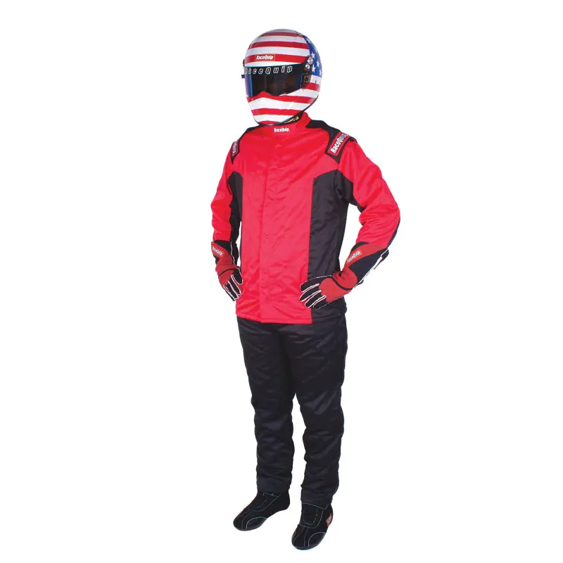 Racequip Chevron-5 Sfi-Certified Racing Jacket – Red, Large 1