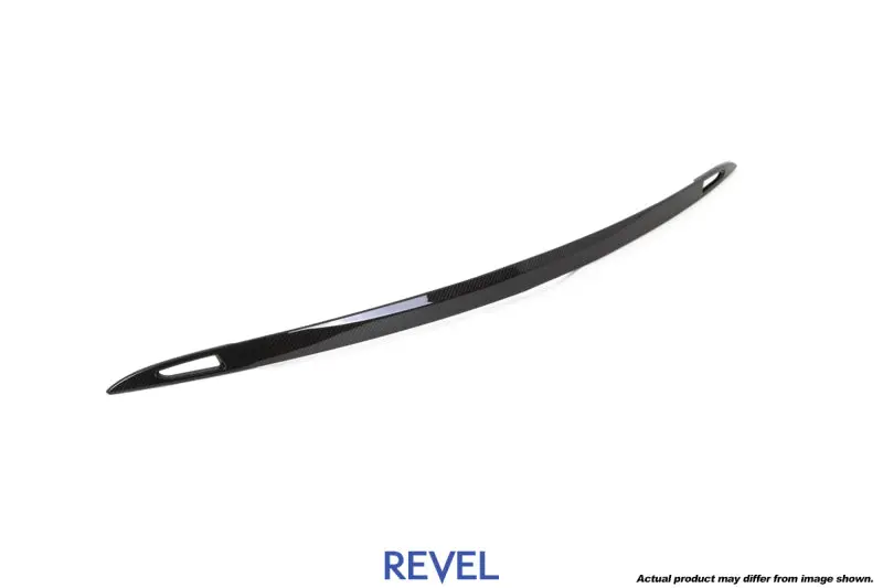 Revel Gt Dry Carbon Fiber Rear Tail Garnish – One-Piece Trim Cover For Tesla Model S 1