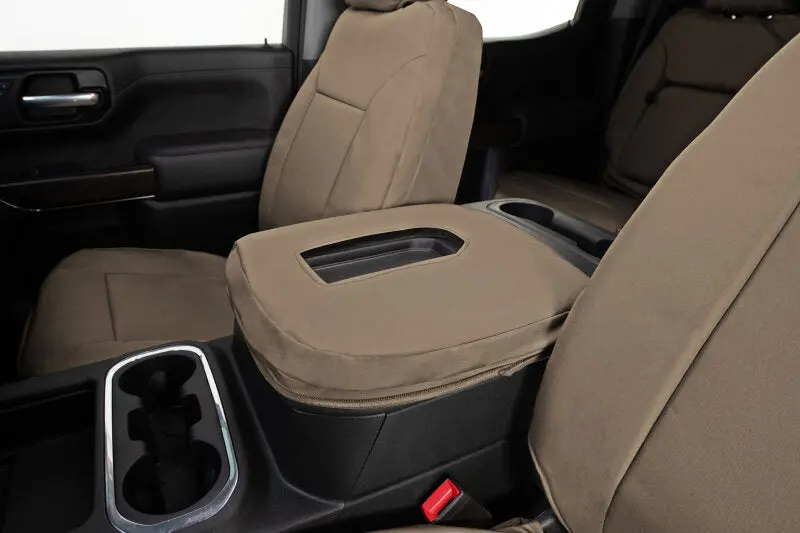 Covercraft Endura Precisionfit Front Row Seat Covers For 2018–2024 Honda Odyssey – Custom-Tailored Tan/Tan Interior Protection 2