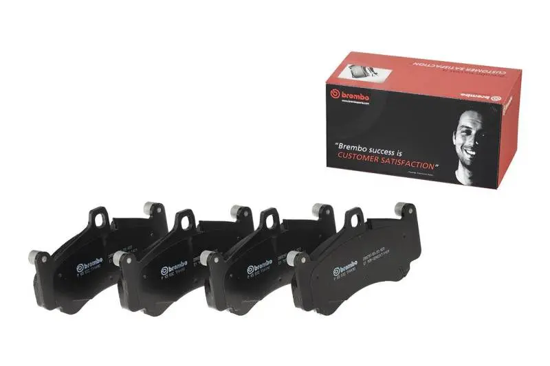 Brembo 04-10 Audi A8 Quattro/04-06 Volkswagen Phaeton Front Premium Low-Met Oe Equivalent Pad 1