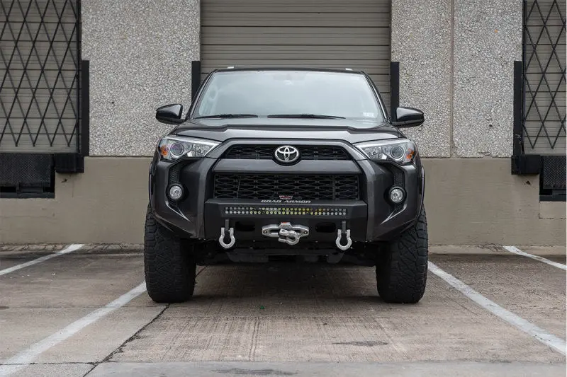Road Armor Stealth Front Winch Bumper For 2014–2021 Toyota 4Runner – Low-Profile Design With Integrated 30″ Single-Row Led Light Bar 1