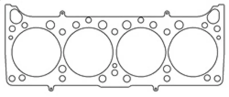 Cometic Mls Cylinder Head Gasket – .080" Thickness, 4.300" Bore, For Pontiac 400/428/455 V8 Engines 2