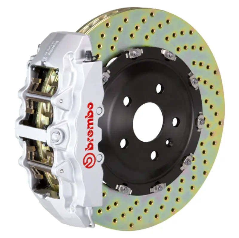 Brembo Gt Big Brake Kit For 2015–2018 Bmw M3 (Cc-Equipped) – Front 6-Piston Calipers With 380X34Mm Drilled Two-Piece Rotors 1