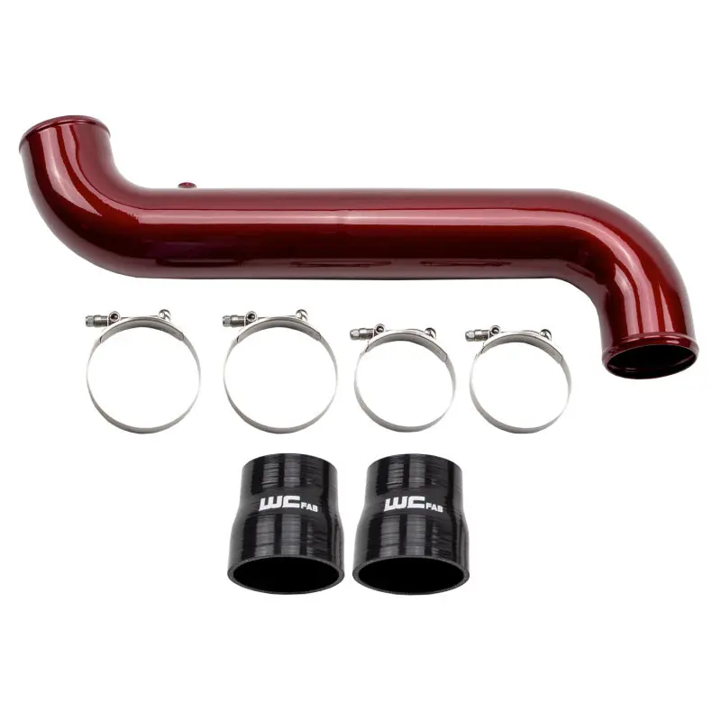 Wehrli Intercooler Pipe – Passenger-Side 3.5" Diameter, Brizzle Blue Finish For 2011–2016 Duramax Lml Trucks 2