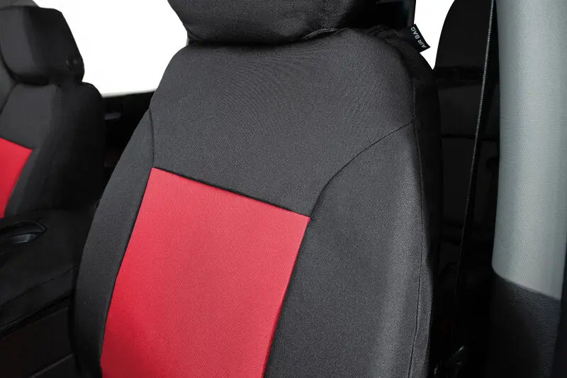 Covercraft Endura Precisionfit 2Nd-Row Seat Covers For 2019–2024 Dodge Ram 2500 – Red/Black 2