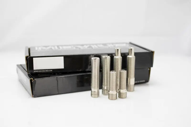 Wheel Mate M12X1.5 Stud Conversion Kit — 2.575" Length, Nickel-Plated (20-Piece Set) 1