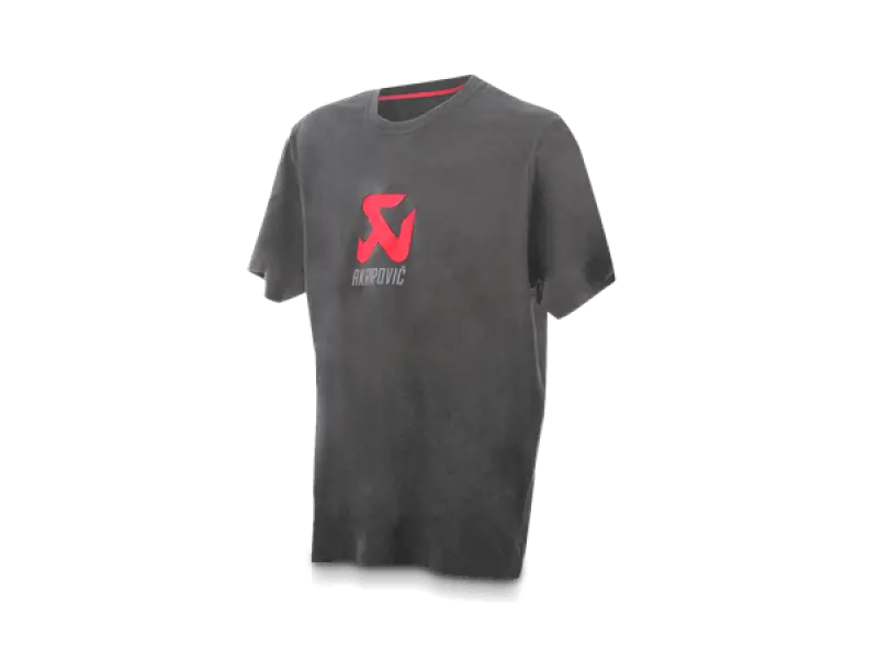 Akrapovic Official Logo Cotton T-Shirt – Men’S Grey, Size Xl 1