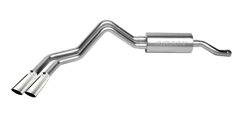 Gibson Cat-Back Dual Exhaust System For 2007–2012 Chevrolet Avalanche Ls 5.3L – 2.25-Inch Stainless Steel Sport Design 1