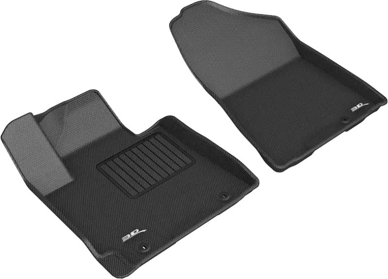 3D Maxpider 2019-2020 Hyundai Tucson Kagu 1St Row Floormat - Black 1