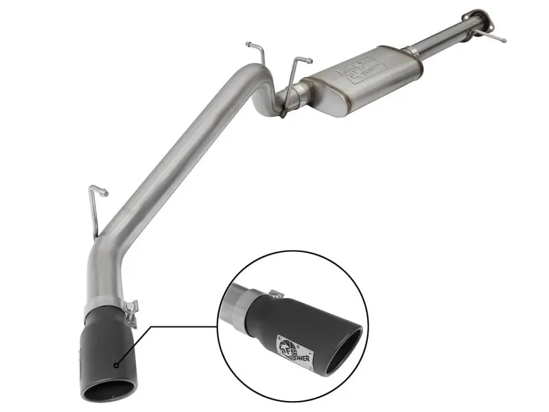 Afe Mach Force-Xp 3.0In 304 Ss Cat-Back Exhaust W/ Black Tip 17-18 Gm Colorado/Canyon 1