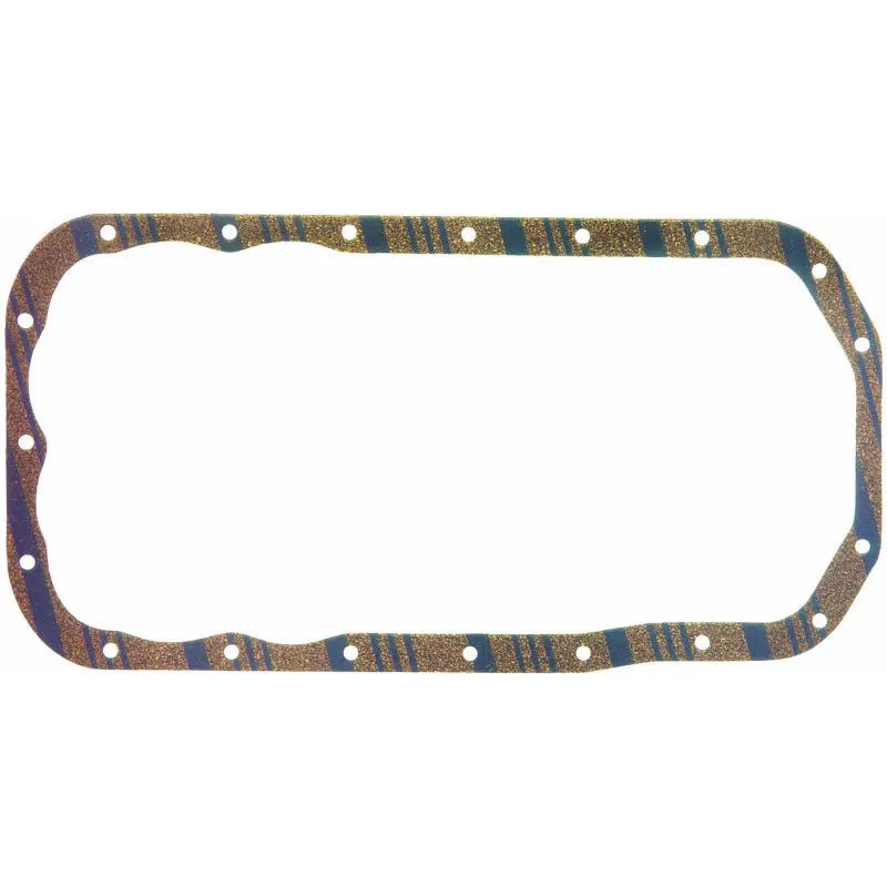 Fel-Pro Blue Stripe Cork-Rubber Oil Pan Gasket Set For Mazda B2000 (Part #Os 30467 C) 1