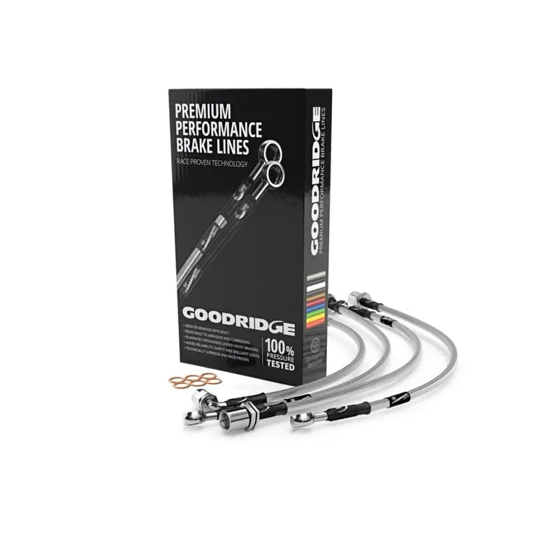 Goodridge Stainless Steel Brake Line Kit For 2014–2017 Mazda 6 – All Trims, Dot-Compliant 1