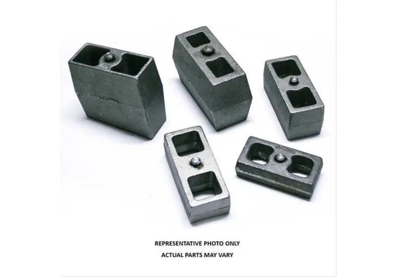 Superlift 2.5-Inch Rear Lift Block Kit With 9/16-Inch U-Bolt Pins – Universal Fit 1