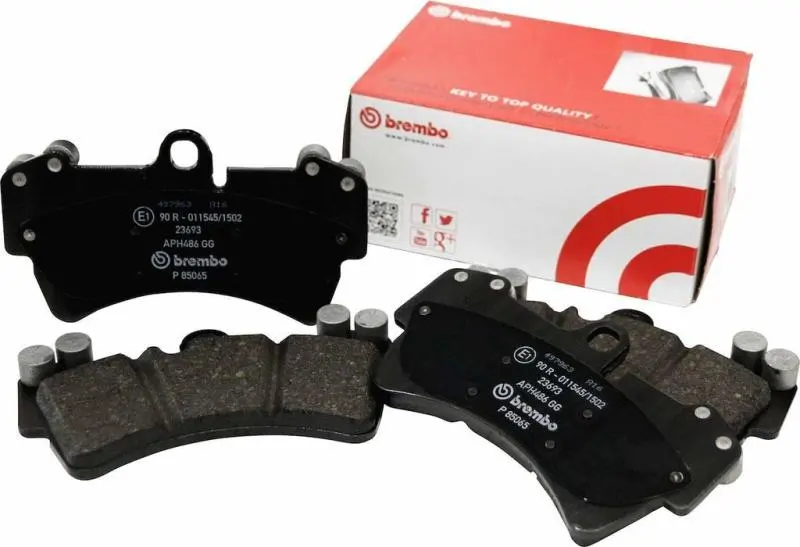 Brembo 08-09 Audi R8/07-08 Rs4/2003 Rs6 Front Premium Nao Ceramic Oe Equivalent Pad 1