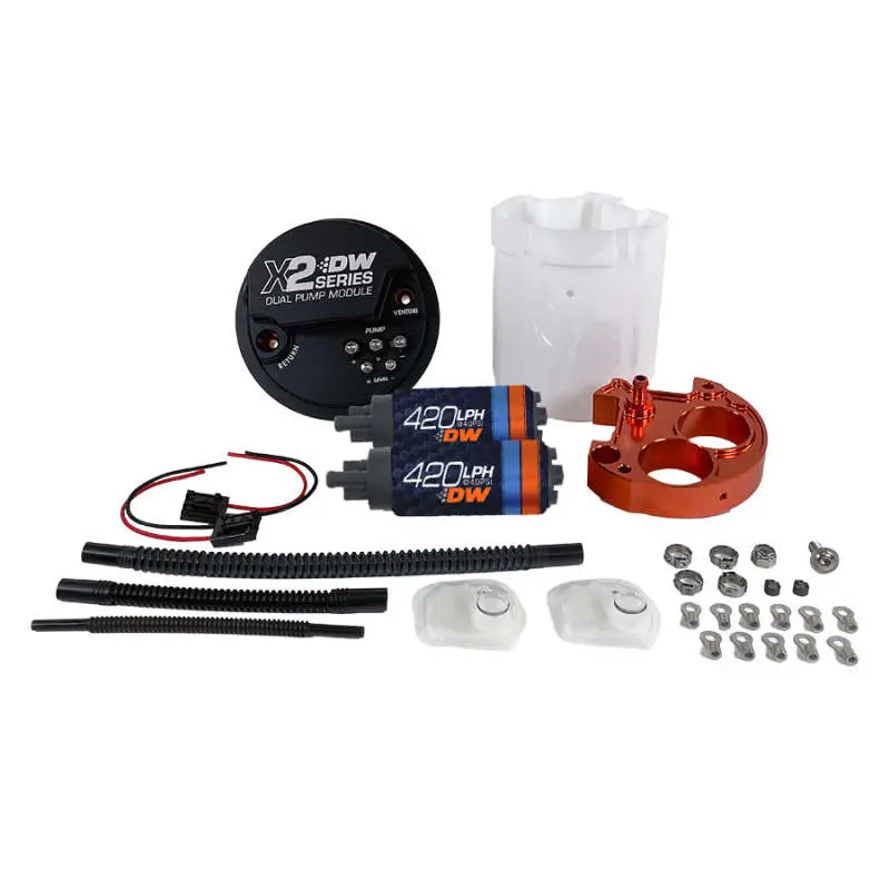 Deatschwerks X2 Dual-Fuel-Pump Module With Twin Dw420 Pumps – Compatible With 2008–2021 Subaru Wrx/Sti 1